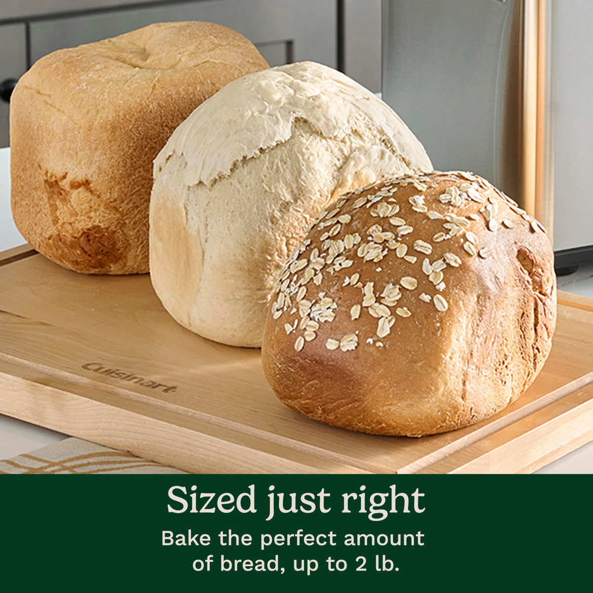Convection Bread Maker with 16 Programs and 3 Loaf Sizes
