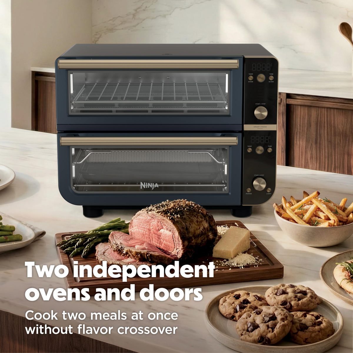 Air Fryer Toaster Oven Combo Large Capacity Kitchen Appliance