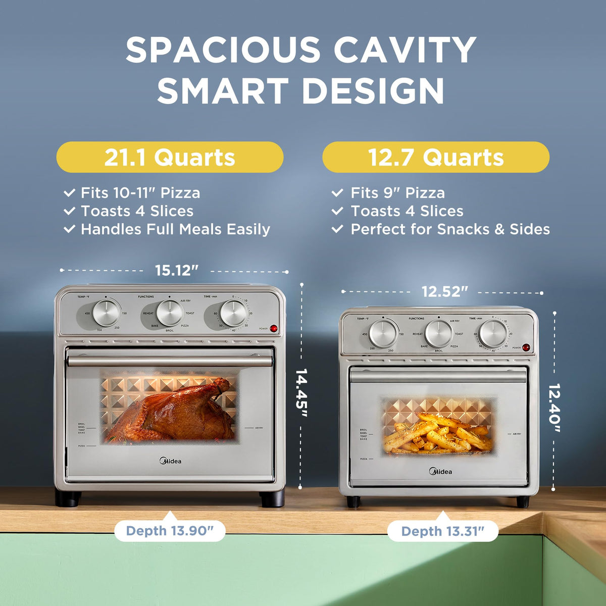 French Door Air Fryer Toaster Oven Flexify Pro