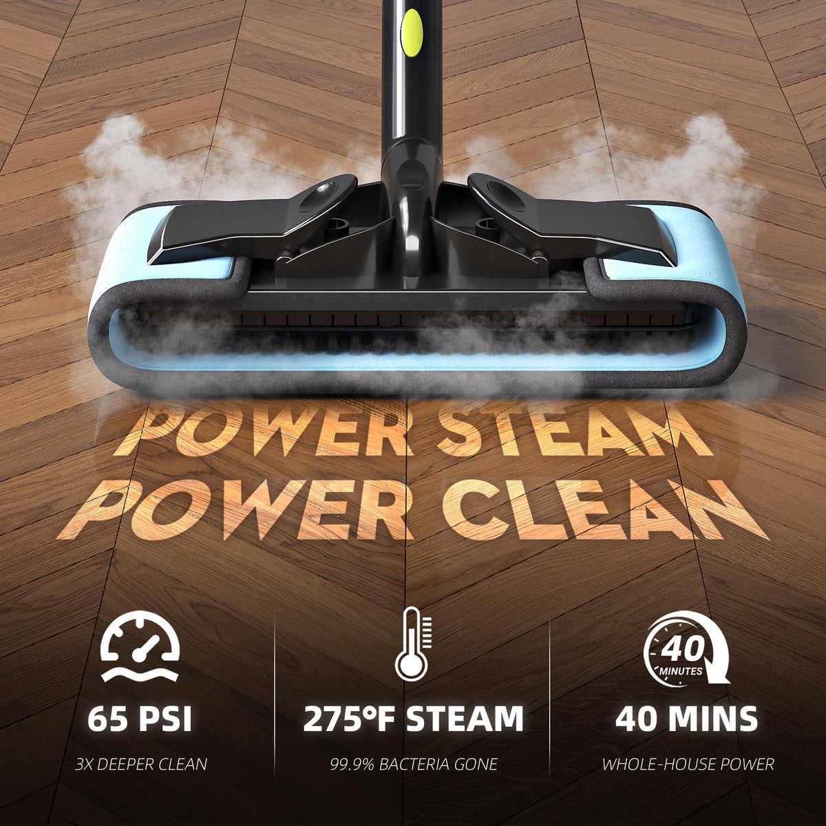 1500W Heavy Duty Multipurpose Steam Cleaner with Accessories
